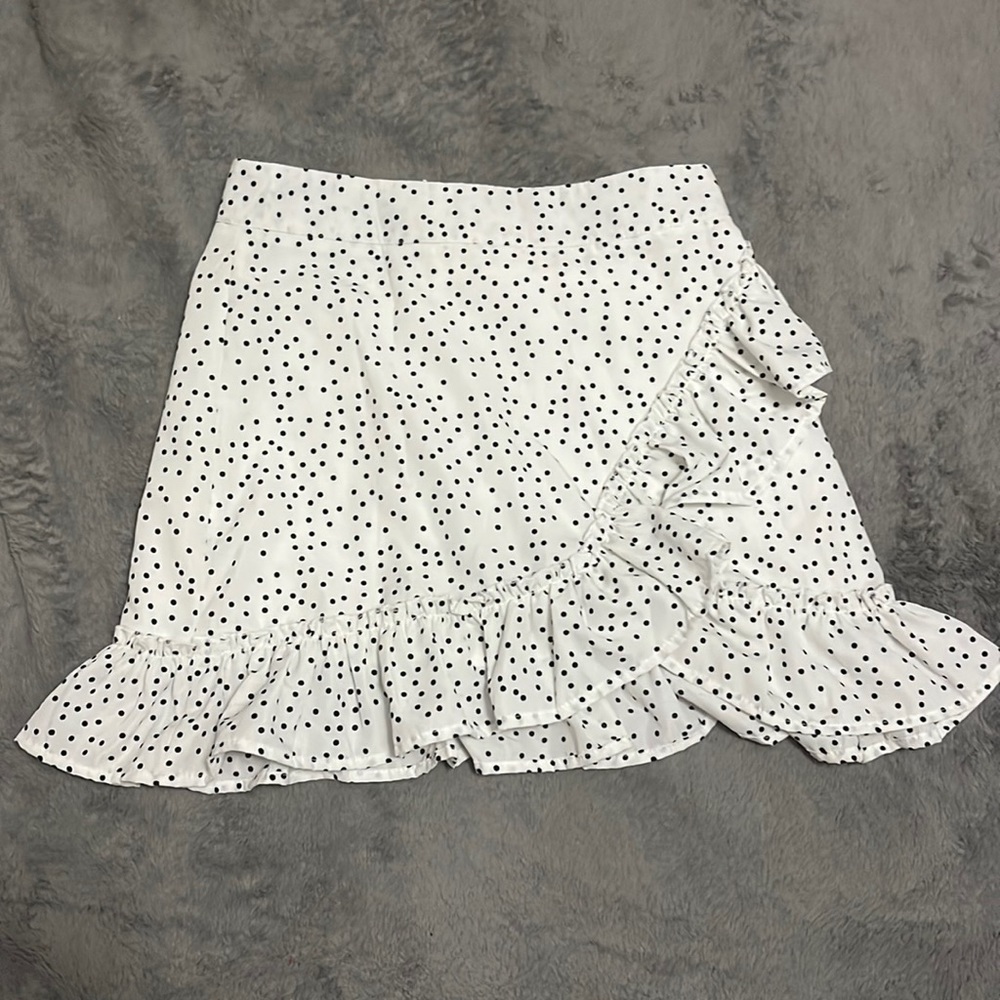 Polka Dot SHEIN Ruffle Skirt